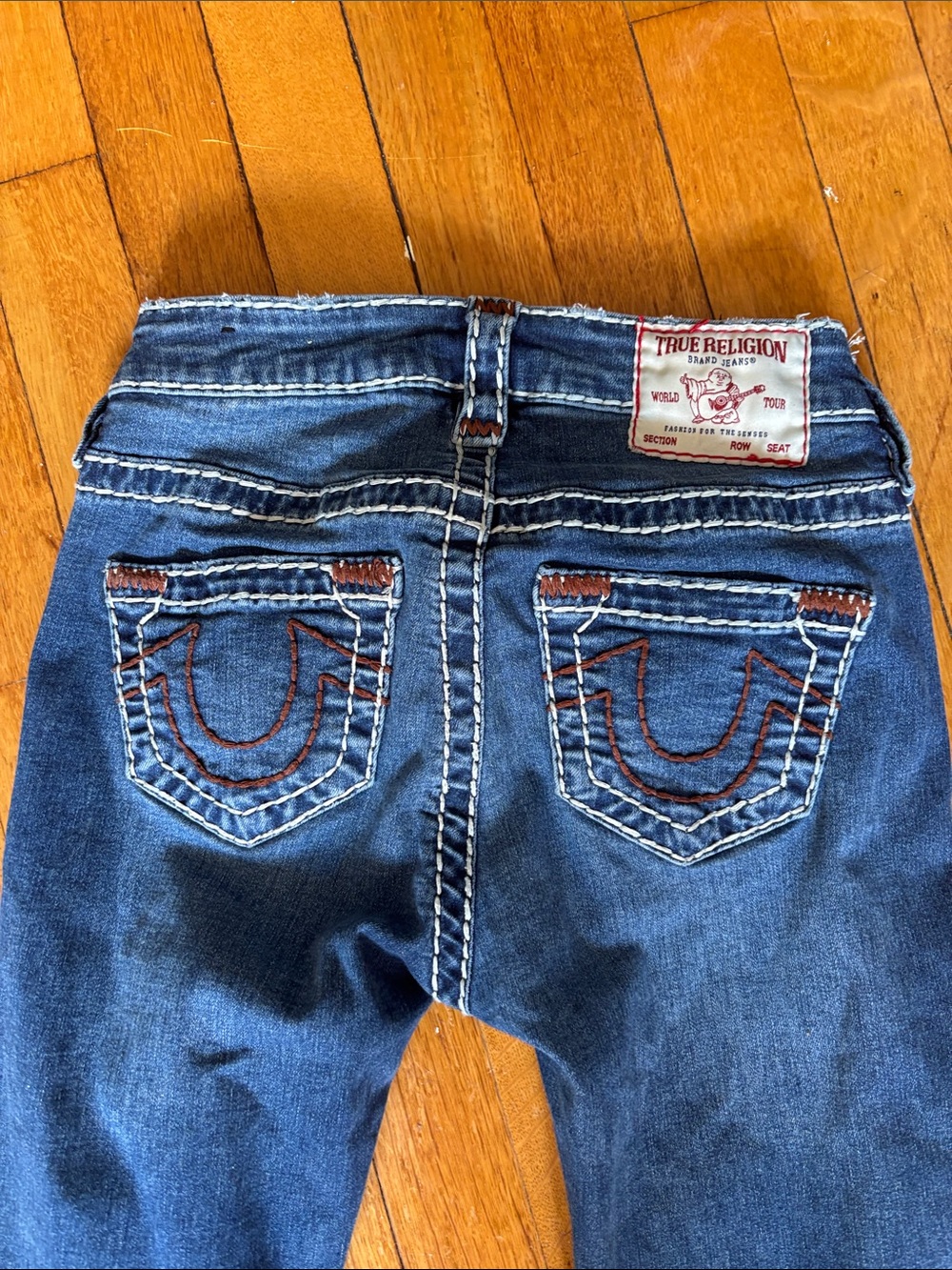 Dark Wash Straight Leg Jeans